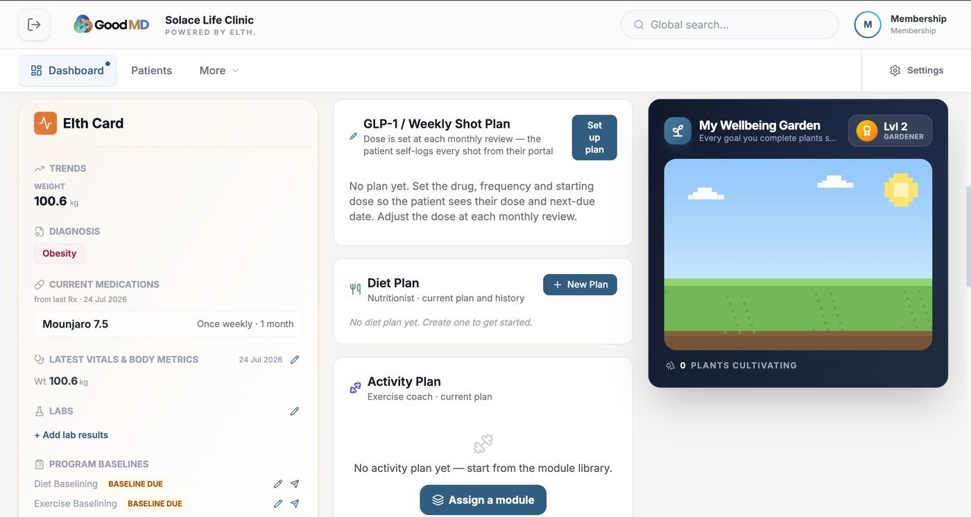 Elth Card, GLP-1 plan and member portal