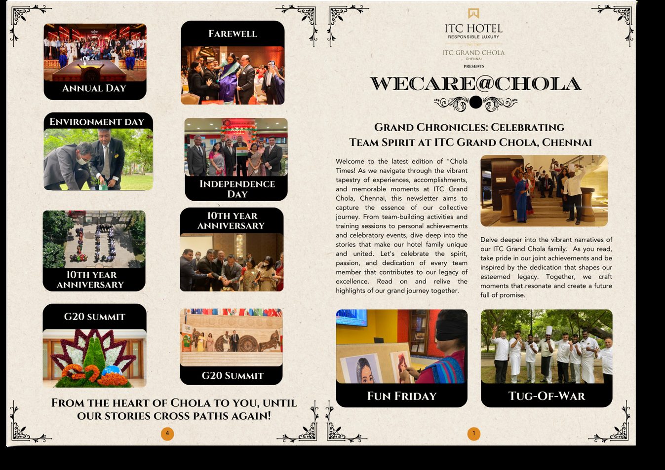 ITC Grand Chola creative — 2 of 2