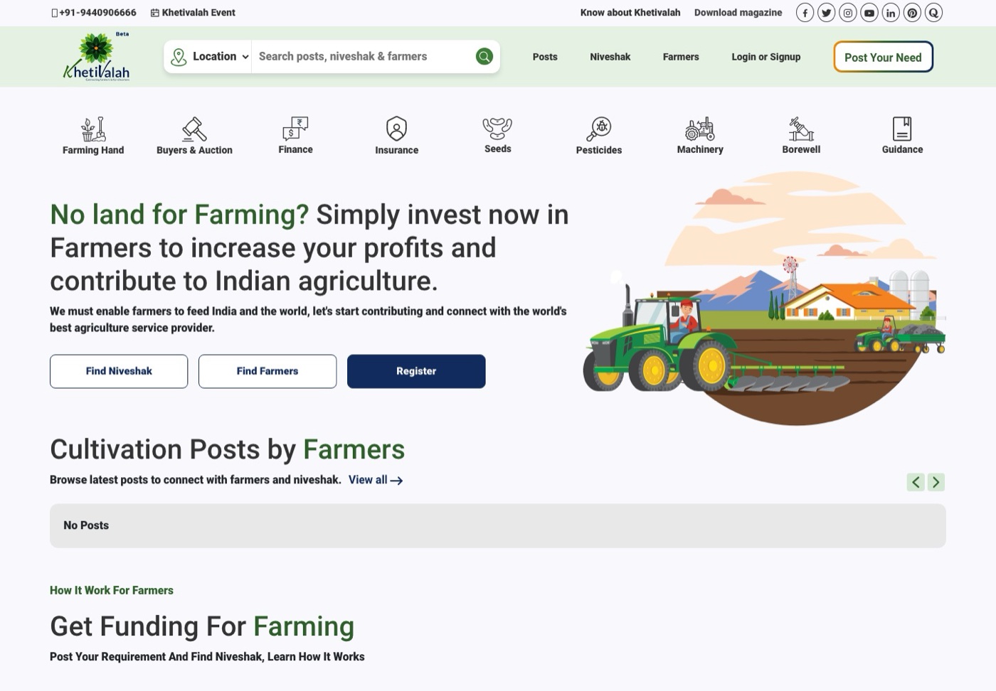 khetivalah.com — connecting farmers with investors
